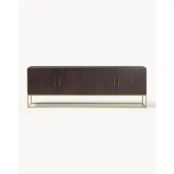 Credenza Bassa In Legno Di Mango Massiccio Lyle*Westwing Collection New