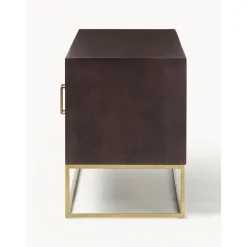 Credenza Bassa In Legno Di Mango Massiccio Lyle*Westwing Collection New