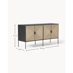 Credenza Con Ante In Legno Di Mango Massiccio June*Westwing Collection Online