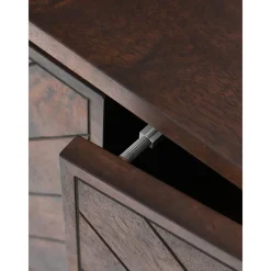 Credenza Con Ante In Legno Massiccio A Spina Di Pesce Luca*Westwing Collection Outlet