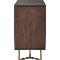 Credenza Con Ante In Legno Massiccio A Spina Di Pesce Luca*Westwing Collection Outlet