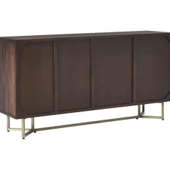 Credenza Con Ante In Legno Massiccio A Spina Di Pesce Luca*Westwing Collection Outlet