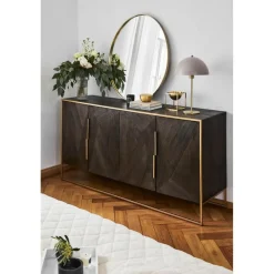Credenza Con Ante In Legno Di Mango Massiccio Harry*Westwing Collection Clearance