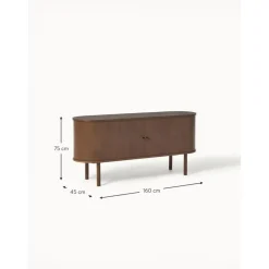 Credenza Con Fronte Scanalato Calary*Westwing Collection Best