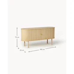 Credenza Con Fronte Scanalato Calary*Westwing Collection Discount