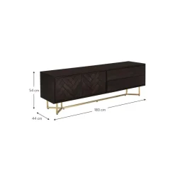 Credenza Con Motivo A Spina Di Pesce E Ante Luca*Westwing Collection Fashion
