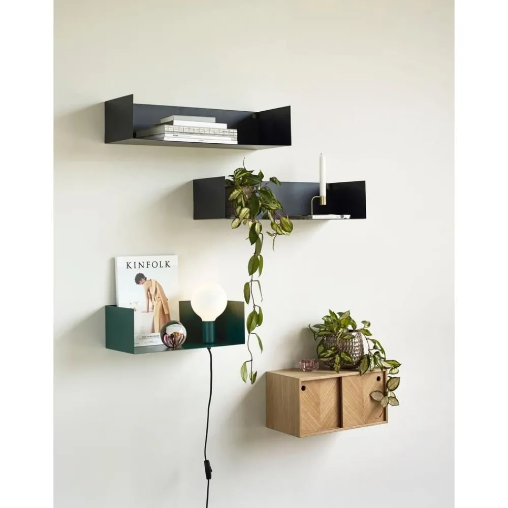 Credenza Da Parete In Legno Di Quercia Con Motivo Spina Di Pesce Herringbone*Hübsch Best