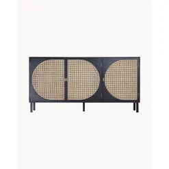 Credenza Fatta A Mano In Legno Sungkai Con Intreccio Viennese Lizzie*HKliving Discount