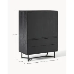 Credenza In Legno Di Mango Massiccio Con Ante E Cassetti Luca*Westwing Collection New