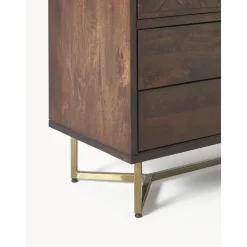 Credenza In Legno Di Mango Massiccio Con Ante E Cassetti Luca*Westwing Collection Fashion