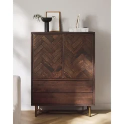 Credenza In Legno Di Mango Massiccio Con Ante E Cassetti Luca*Westwing Collection Fashion