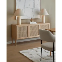 Credenza In Legno Di Quercia Con Intreccio Viennese Jolie*Westwing Collection Discount