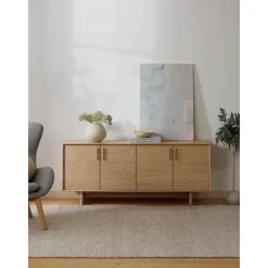 Credenza In Legno Di Quercia Con Ante Diana*Westwing Collection Best