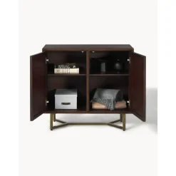 Credenza In Legno Massiccio Con Motivo Spina Di Pesce Luca*Westwing Collection Best