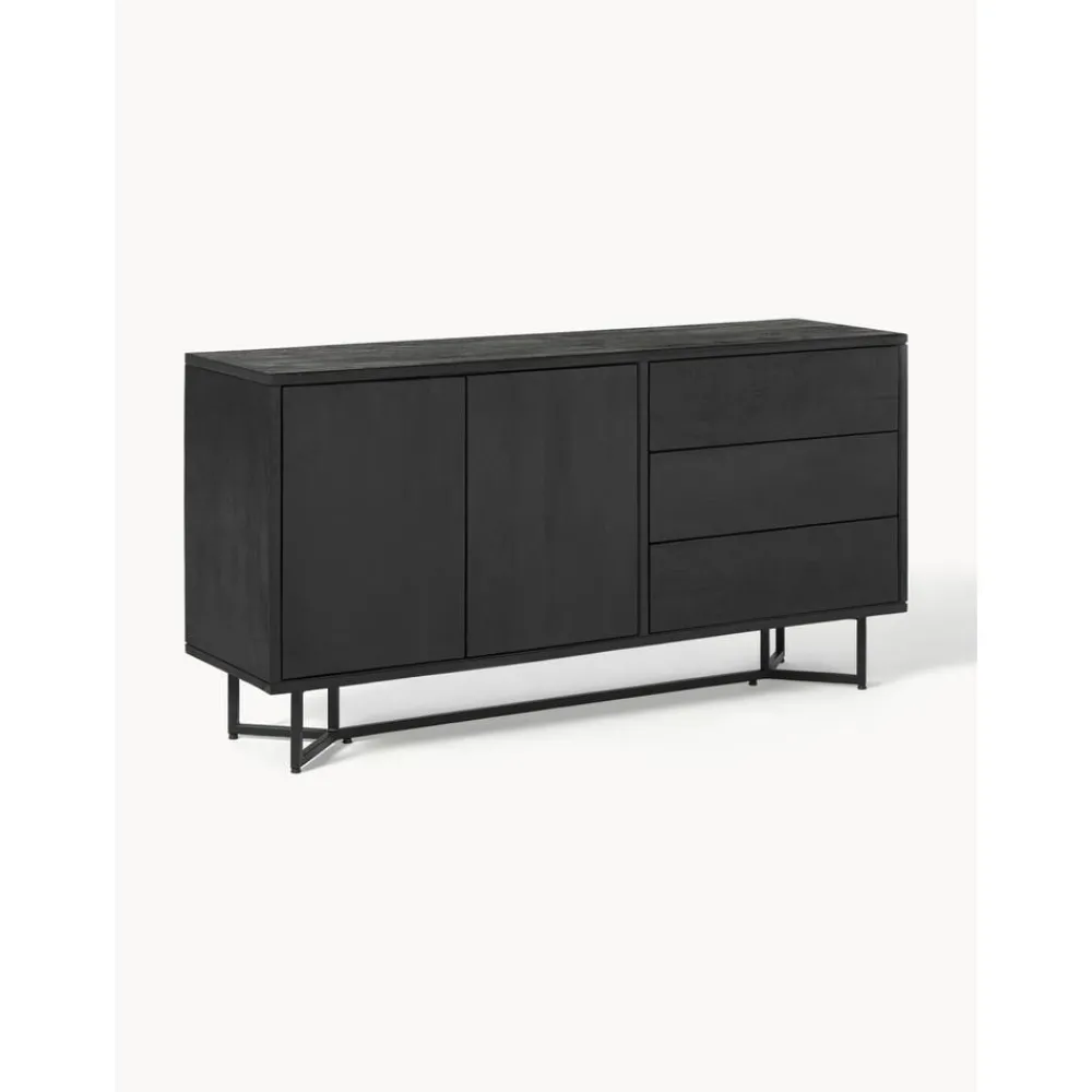 Credenza In Legno Massiccio Con Ante E Cassetti Luca*Westwing Collection Outlet
