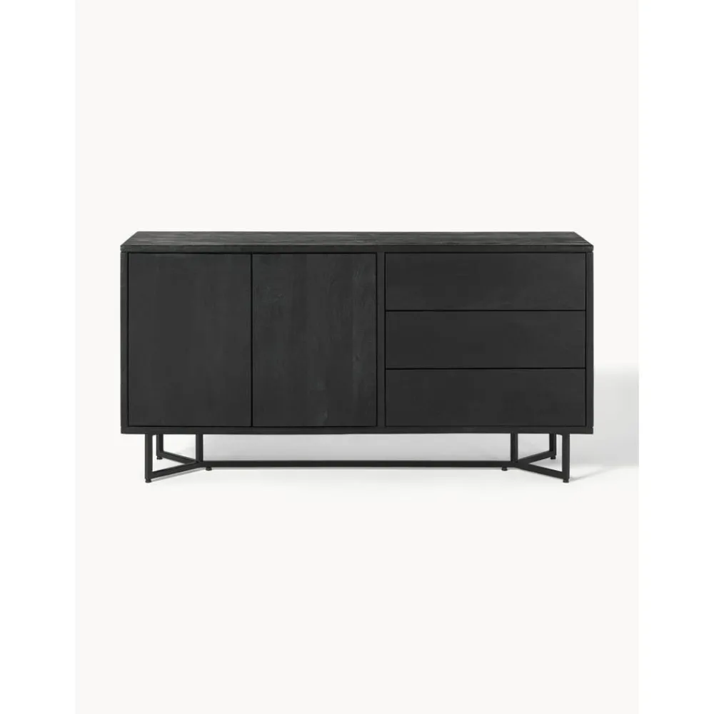Credenza In Legno Massiccio Con Ante E Cassetti Luca*Westwing Collection Outlet