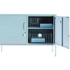 Credenza In Metallo Con Ante Mustard*Mustard Made Clearance