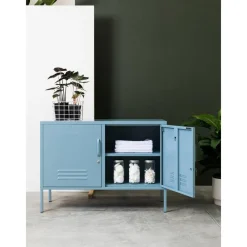 Credenza In Metallo Con Ante Mustard*Mustard Made Clearance