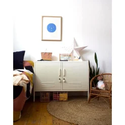 Credenza In Metallo Con Ante Mustard*Mustard Made Clearance