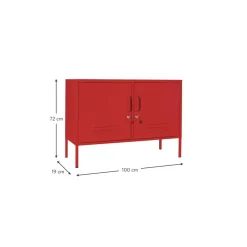 Credenza In Metallo The Lowdown*Mustard Made Outlet