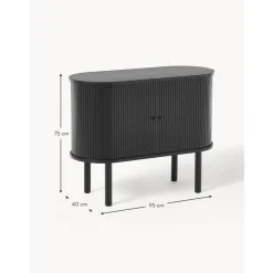 Credenza Piccola Con Fronte Scanalato Calary*Westwing Collection Clearance