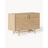Credenza Piccola In Legno Di Quercia Con Ante Diana*Westwing Collection New