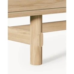 Credenza Piccola In Legno Di Quercia Con Ante Diana*Westwing Collection New