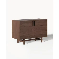 Credenza Piccola In Legno Di Quercia Con Ante Diana*Westwing Collection New