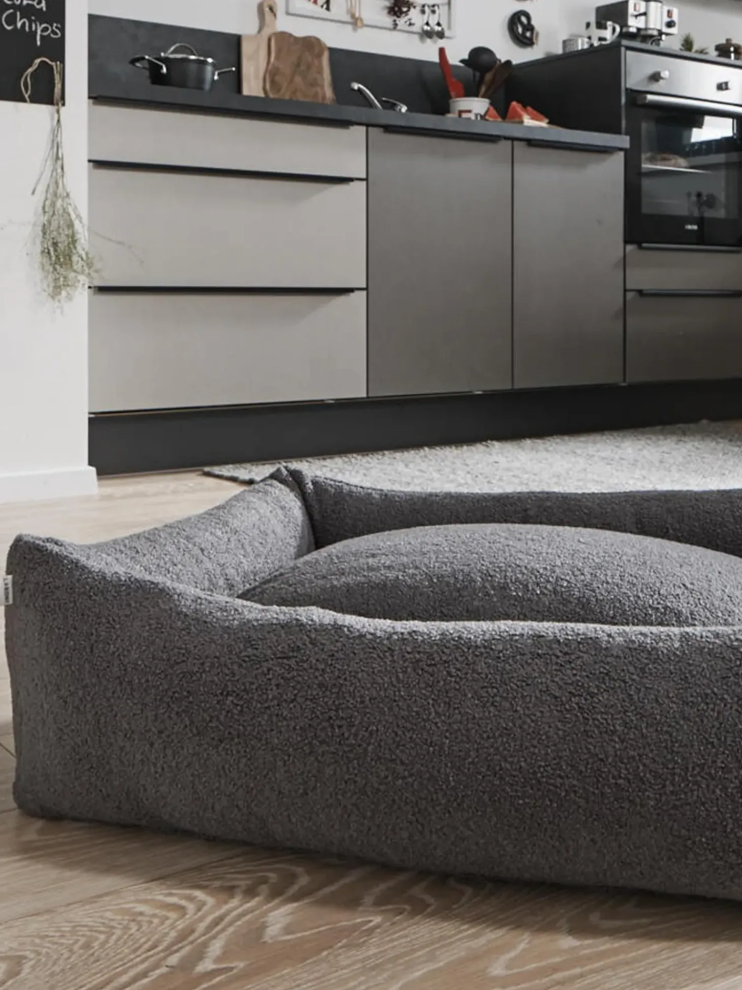 Cuccia Per Cani In Tessuto Boucle Teddy, In Diverse Misure