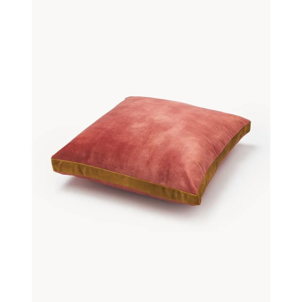 Cuscino A Forma Di Scatola In Velluto Con Bordo Laterale Tia*Westwing Collection Discount