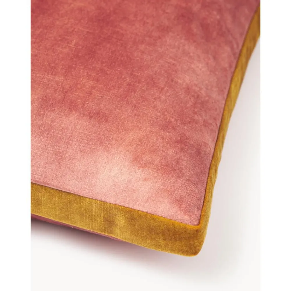 Cuscino A Forma Di Scatola In Velluto Con Bordo Laterale Tia*Westwing Collection Discount