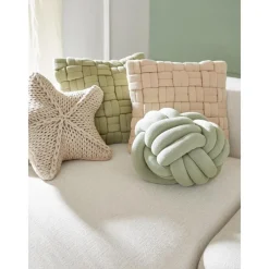 Cuscino A Maglia Grossa Bianca Sparkle*Westwing Collection Outlet