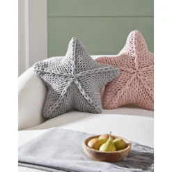 Cuscino A Maglia Grossa Color Grigio Chiaro Sparkle*Westwing Collection Online