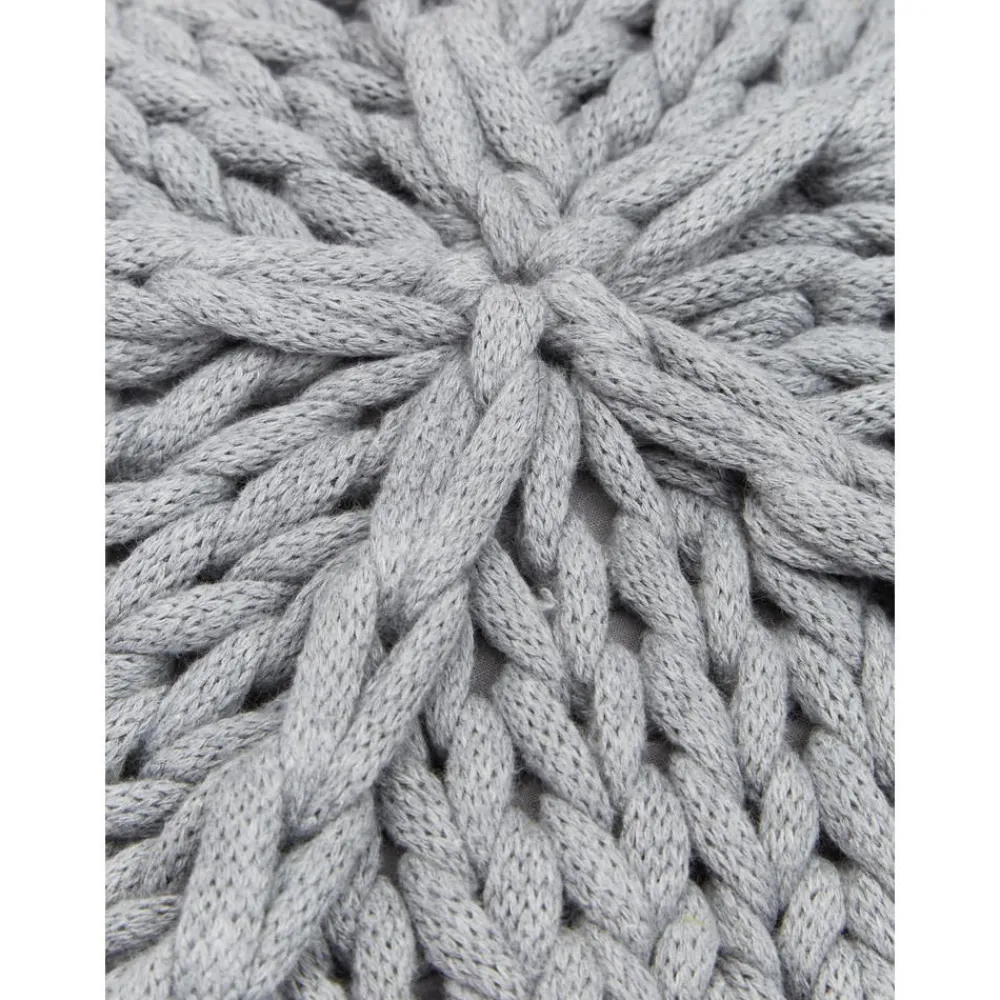 Cuscino A Maglia Grossa Color Grigio Chiaro Sparkle*Westwing Collection Online