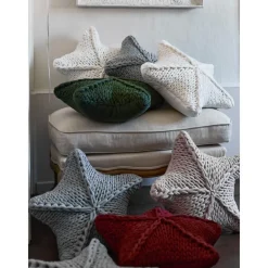 Cuscino A Maglia Grossa Color Grigio Chiaro Sparkle*Westwing Collection Online