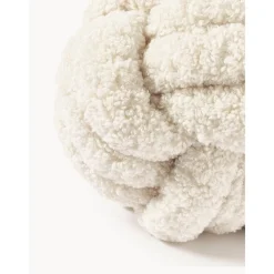 Cuscino Annodato In Tessuto Teddy Twist*Westwing Collection New