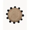 Cuscino Arredo In Juta Con Pompon Fiko*Westwing Collection Discount