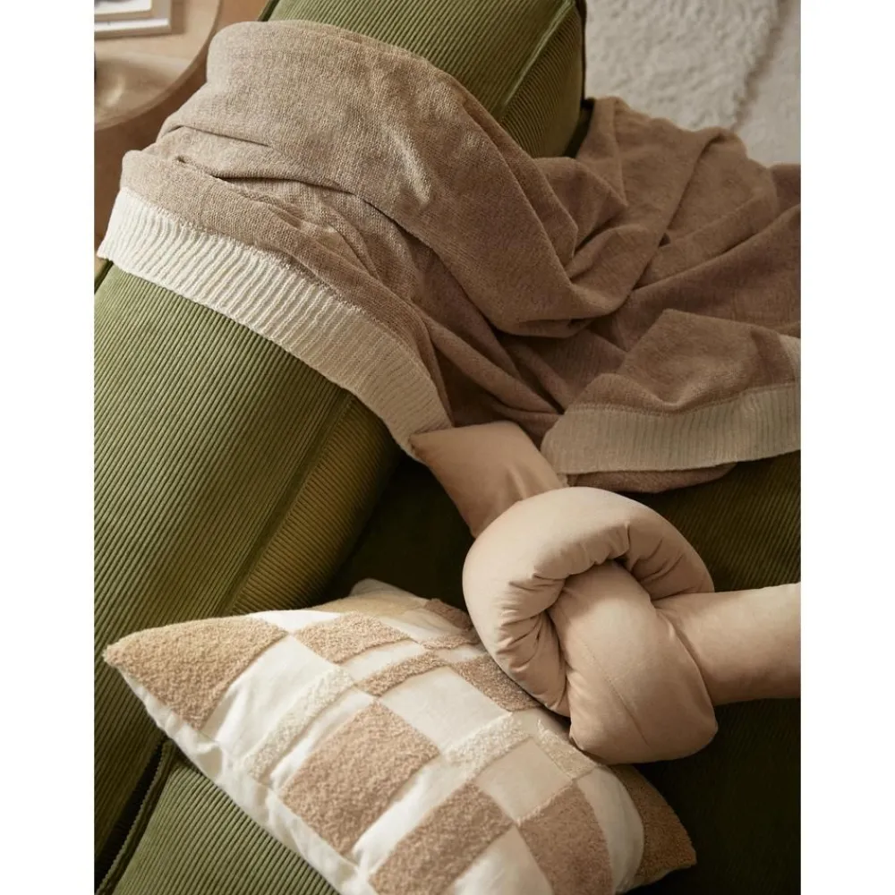 Cuscino Decorativo Imbottito In Velluto Knot*Westwing Collection Discount