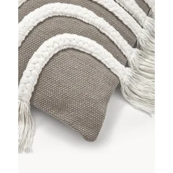 Cuscino In Cotone Con Dettagli Trapuntati Gabriel*Westwing Collection Outlet