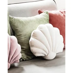 Cuscino In Velluto A Forma Di Conchiglia Shell*Westwing Collection Best