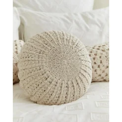 Cuscino Rotondo In Cotone All'Uncinetto Brielle*Westwing Collection Best