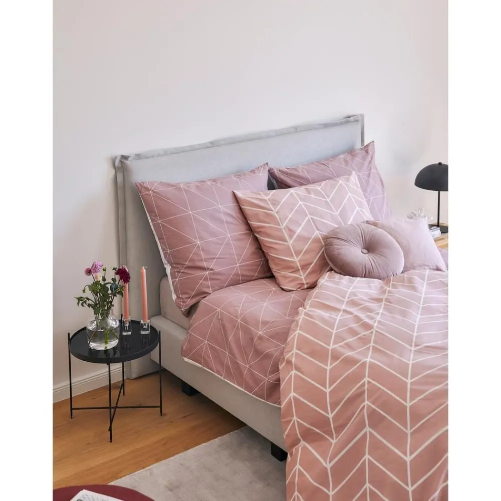 Cuscino Rotondo In Velluto Lucido Rosa Cipria Monet*Westwing Collection Sale