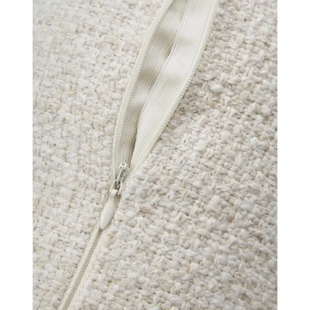 Cuscino Rullo In Boucle Con Bordino Aya*Westwing Collection Hot