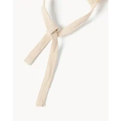 Cuscino Sedia In Cotone A Quadri Con Ricamo Orla*Westwing Collection New