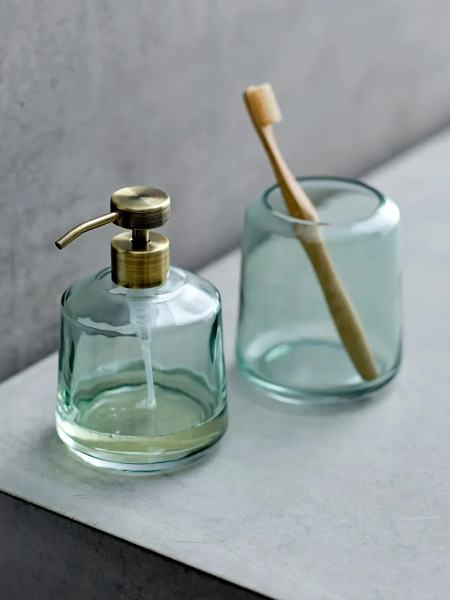 Dispenser Sapone In Vetro Vintage