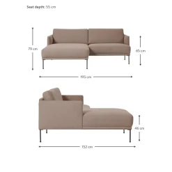 Divanetto Angolare Fluente*Westwing Collection New