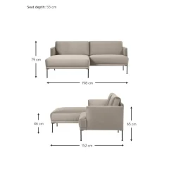 Divanetto Angolare In Velluto Fluente*Westwing Collection Discount