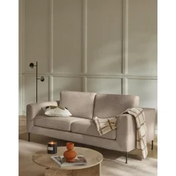 Divano 3 Posti Con Piedini In Metallo Cucita*Westwing Collection Sale