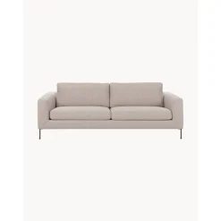 Divano 3 Posti Con Piedini In Metallo Cucita*Westwing Collection New