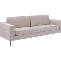 Divano 3 Posti Con Piedini In Metallo Cucita*Westwing Collection New